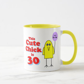 Caneca O pintinho bonito é 30!