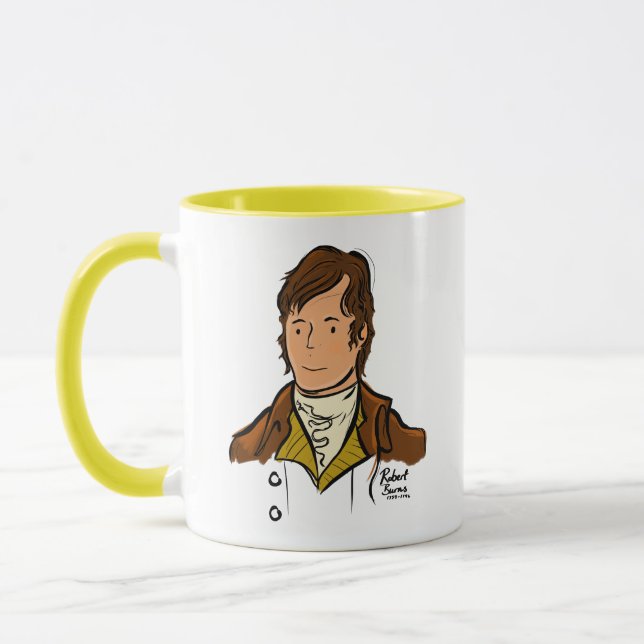 Caneca O Poeta Nacional de Robert Burns na Escócia (Esquerda)