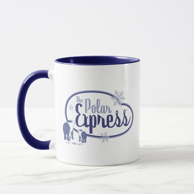 Caneca O Polar Express | Ursos Polares — Gráfico Retroati (Esquerda)