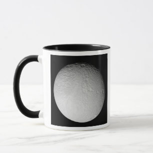 Caneca O Polo Sul da Lua de Saturno Tethys