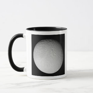 Caneca O pólo sul da lua Tethys de Saturn