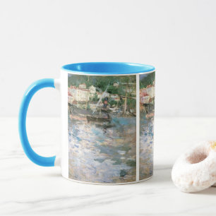 Caneca O Porto, Nice de Berthe Morisot, Arte Fino Vintage