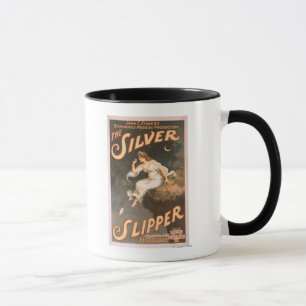 Caneca O poster de prata #2 do teatro musical do