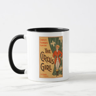 Caneca O poster teatral #1 da menina do circo