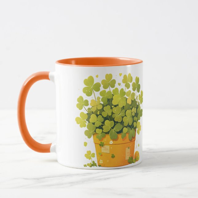 Caneca O Pote Sortudo de Clover (Esquerda)