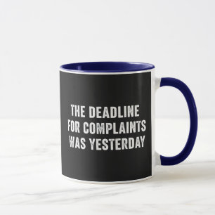 Caneca O Prazo Para Reclamações Foi Ontem 