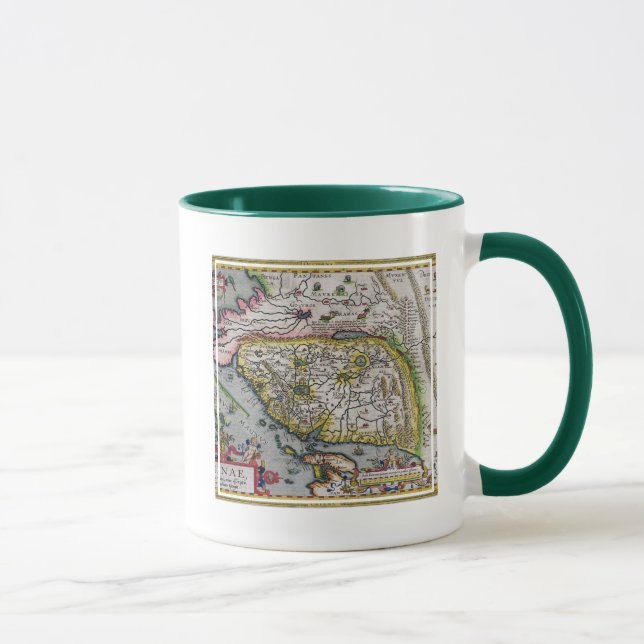 Caneca O primeiro atlas ocidental China | 1584 (Direita)