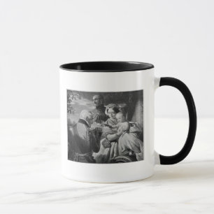 Caneca O primeiro de maio de 1851, gravado por Werner