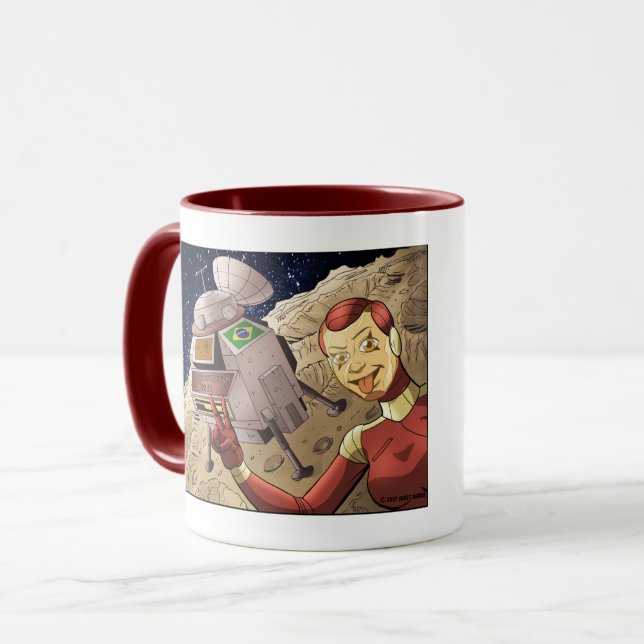 Caneca O primeiro salto de Nicole (Frente Esquerda)