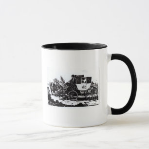 Caneca O primeiro treinador de correio, 1784