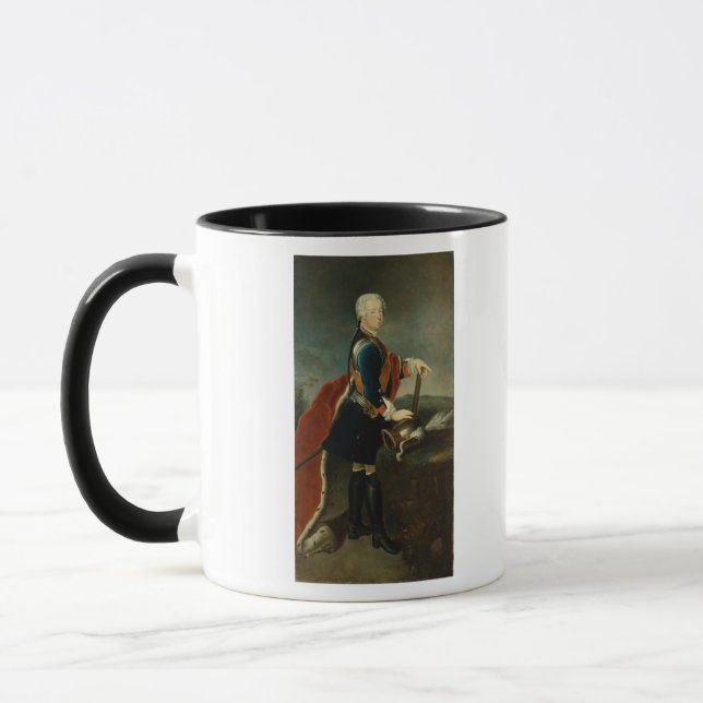 Caneca O príncipe herdeiro Frederick II, c.1736 (Esquerda)