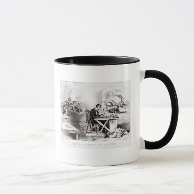 Caneca O progresso do século (Direita)