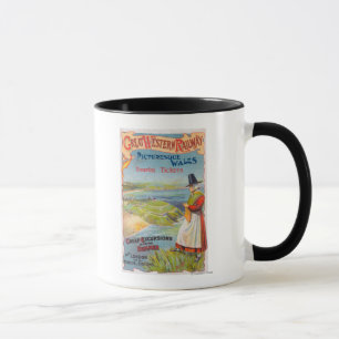 Caneca O Promo de Great Western Railray visita a Wales
