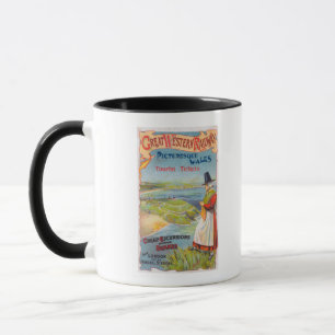 Caneca O Promo de Great Western Railray visita a Wales