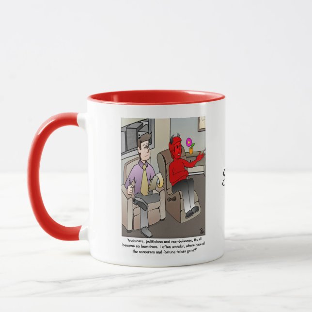 Caneca O Psiquiatra do Diabo Combo Mug (Esquerda)