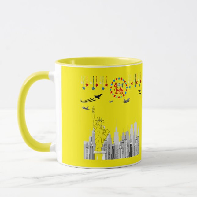 Caneca O quarto brilho amarelo (Esquerda)