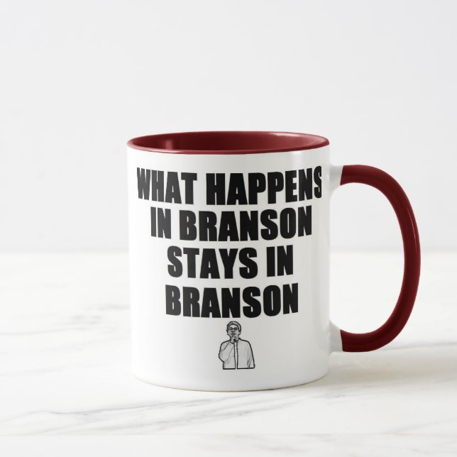 Caneca O que acontece em estadas de Branson em Branson (Direita)