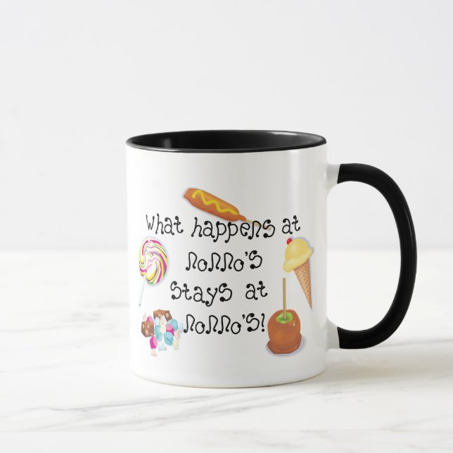 Caneca O que acontece nas ESTADAS de Nonno em Nonno (Direita)