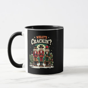Caneca O que é Engraçado Cactus no Natal?