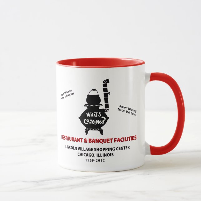 Caneca O que é o Restaurante do Cozinhar, Lincoln Village (Direita)