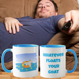 Caneca O Que Faz Seu Bode Flutuar Piada Divertida de Bode