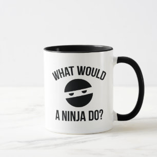 Caneca O Que Um Ninja Faria?