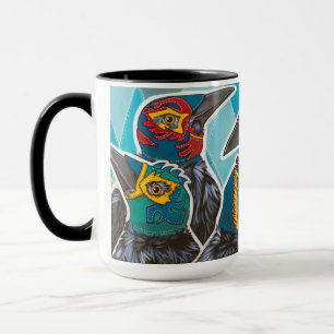 Caneca O "rebanho de Grackles" agride
