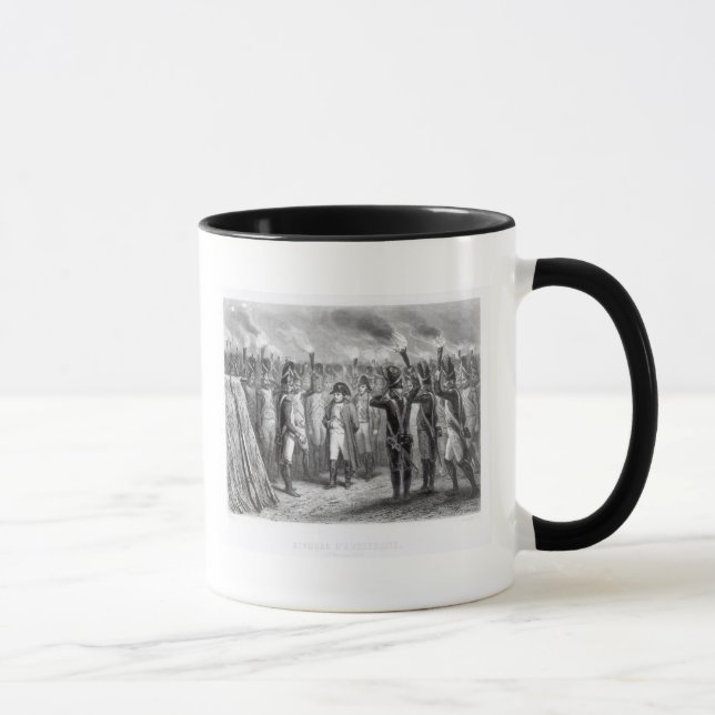 Caneca O relógio de noite em Austerlitz (Direita)