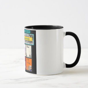 Caneca O renascimento cortês B/W clássico dois tonifico