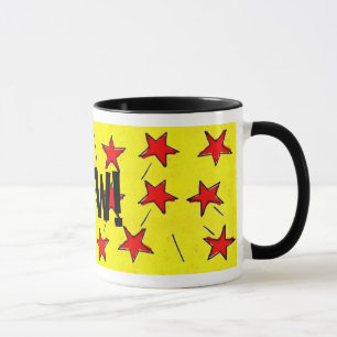 Caneca O Retro Comix Stars "WOW!"