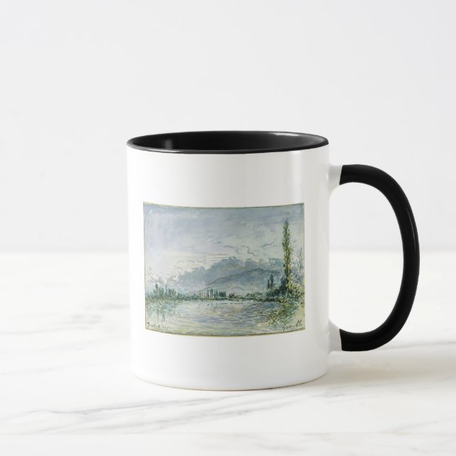 Caneca O rio Isere em Grenoble, 1877 (Direita)