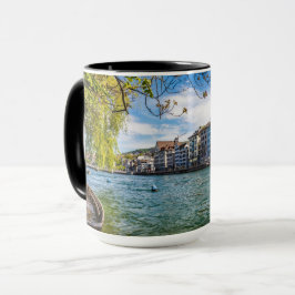 Caneca O rio Limmat, Zurique