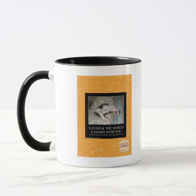 Caneca O riso & o mundo riem com você (Esquerda)