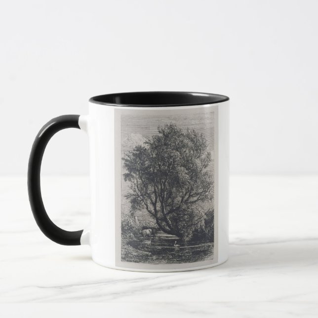 Caneca O salgueiro (gravura a água-forte) (Esquerda)