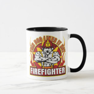 Caneca O sapador-bombeiro gosta d quente