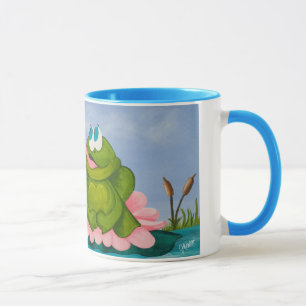 Caneca O sapo adiantado trava a mosca
