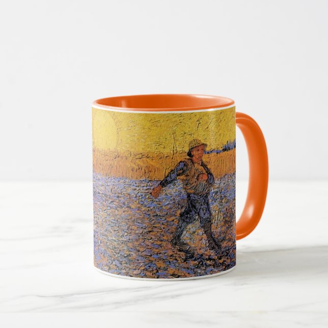 Caneca O Semeador por Vincent van Gogh (Frente Esquerda)