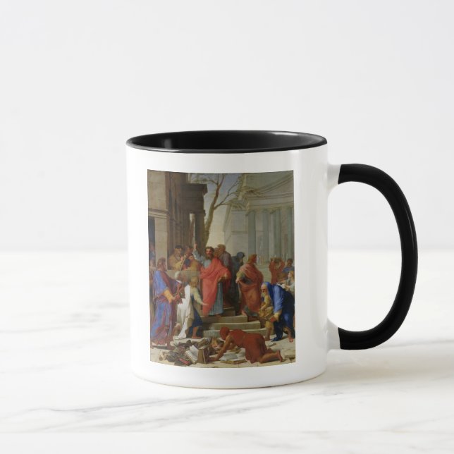 Caneca O sermão de St Paul em Ephesus, 1649 (Direita)