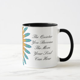 Caneca O Silêncio Que Você Se Tornou, Espiritual Cita Mug