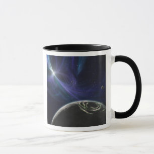 Caneca O sistema do planeta do pulsar