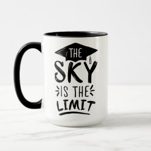 Caneca O Sky é o Limite de Legendas de Graduação