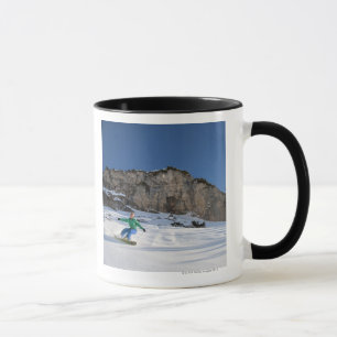 Caneca O Snowboarder livra a equitação