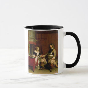 Caneca O soldado do cavalheiro (óleo em canvas)