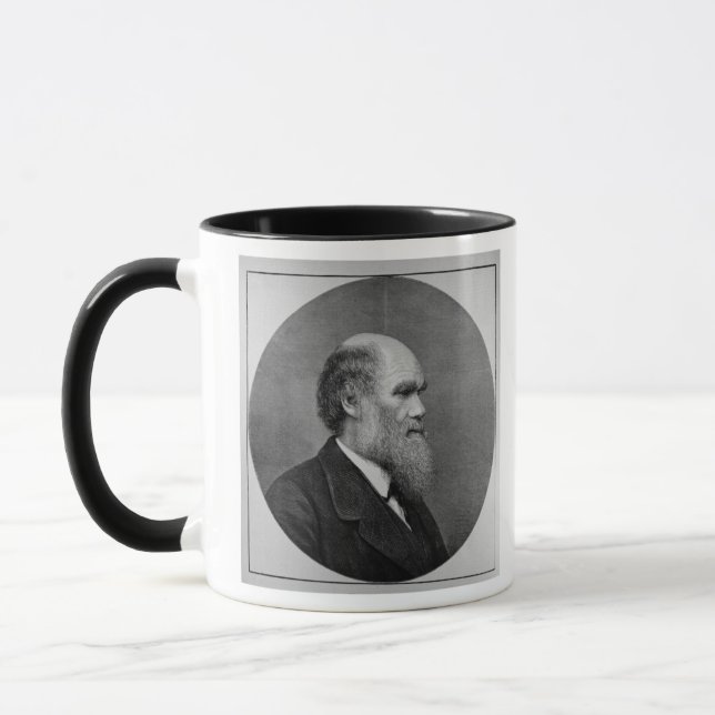 Caneca O Sr. atrasado C.R. Darwin, FRS, LLD (Esquerda)
