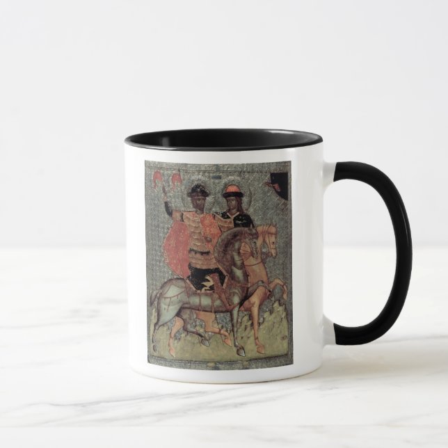 Caneca O St. Boris e o St. Gleb montaram, c.1377 (Direita)