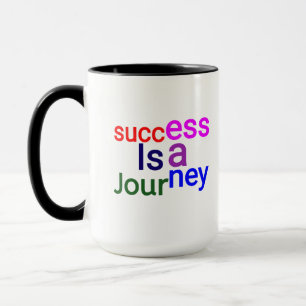 Caneca O sucesso é uma jornada - motivacional