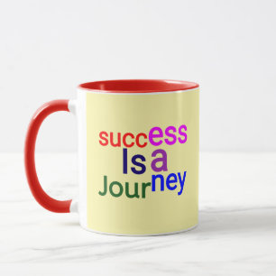Caneca O sucesso é uma jornada - motivacional