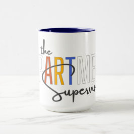 Caneca O Supervisor do Departamento, professor de arte