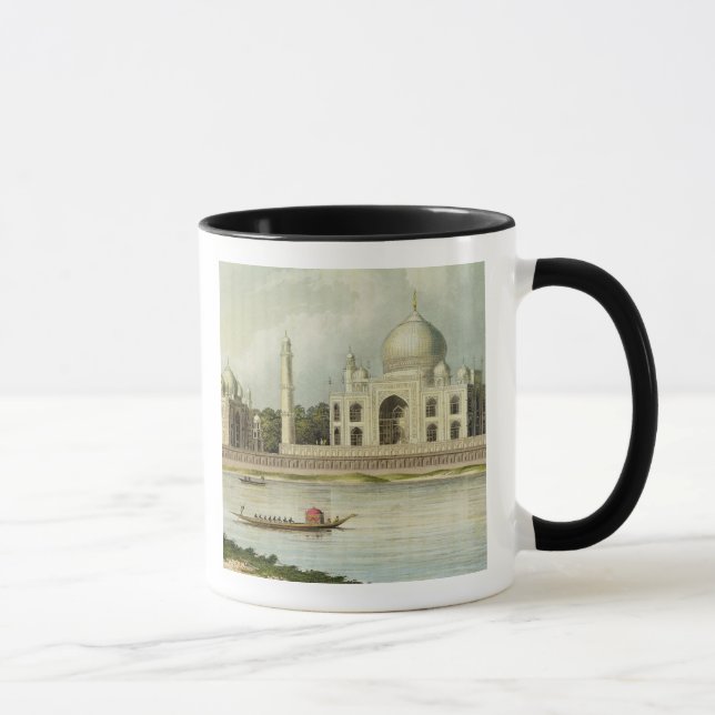 Caneca O Taj Mahal, túmulo do imperador Shah Jehan e (Direita)