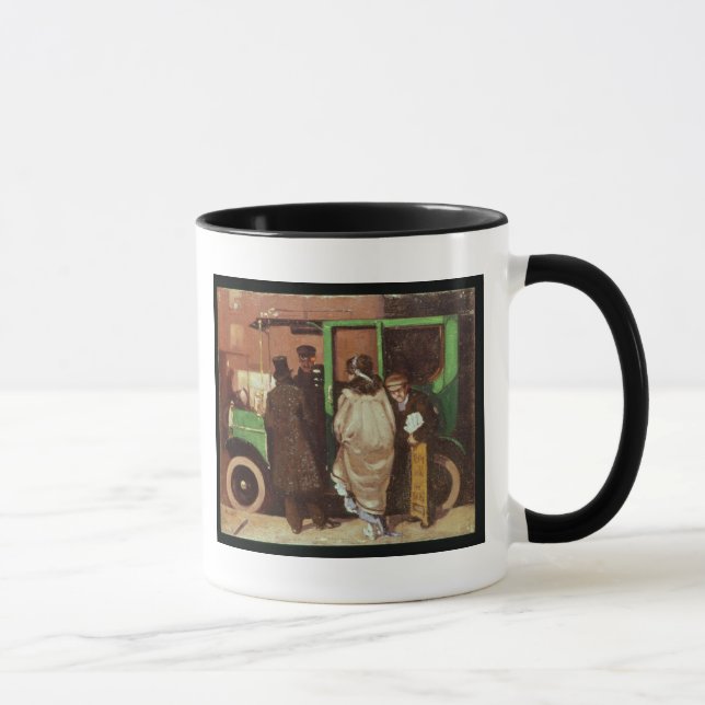 Caneca O táxi de táxi, c.1908-10 (Direita)